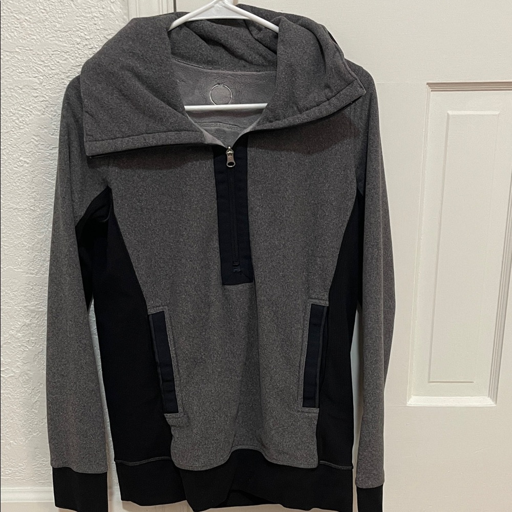 Gray and Black womens pullover